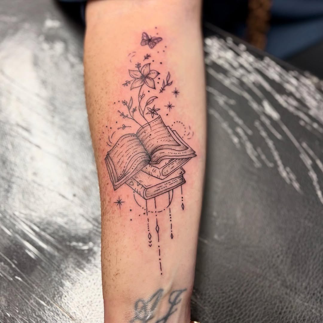 30 Book Tattoo Ideas: From Tiny Linework to Fantasy-Fueled Sleeves