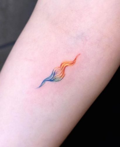 Explore 16 Stunning Fire and Ice Tattoo Designs for : Unleash Your Inner Fire with Cool Contrasts!
