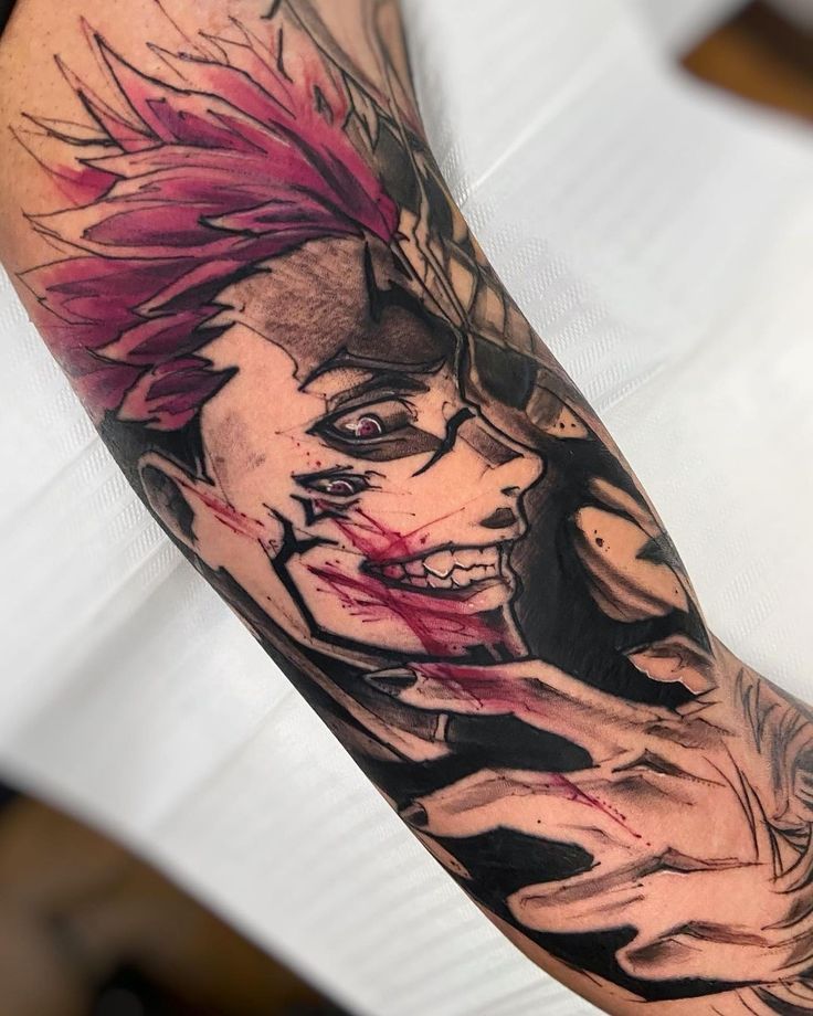 29 Unique Sukuna Tattoo Designs to Try on Your Arms, Hands, Face, Back, Legs, or Signified Parts in