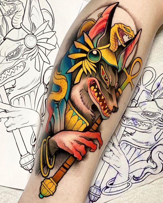 Explore the Most Striking Anubis Tattoo Ideas for : Myth Meets Modern Ink
