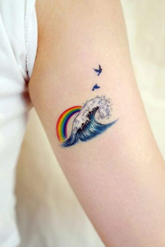 Embracing the Waves: 19 Simplistic Wave Tattoo Ideas for