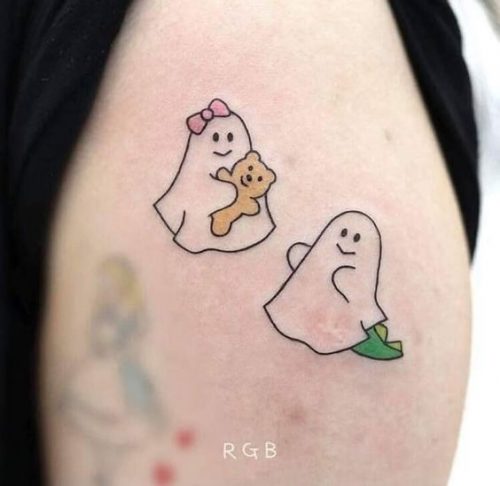 18 Adorable Ghost Tattoo Ideas for : Cute & Creative Designs for Every Style