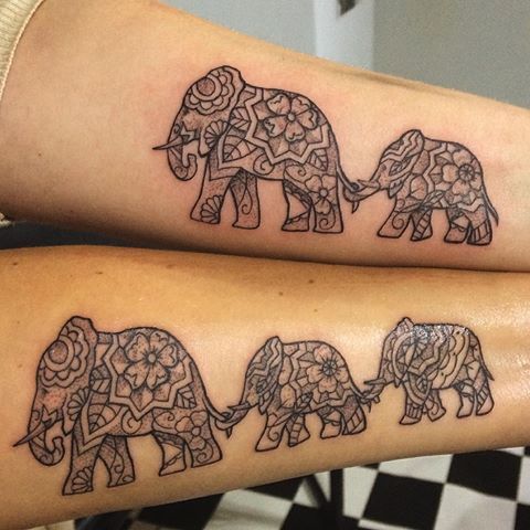 19 Family Elephant Tattoo Ideas