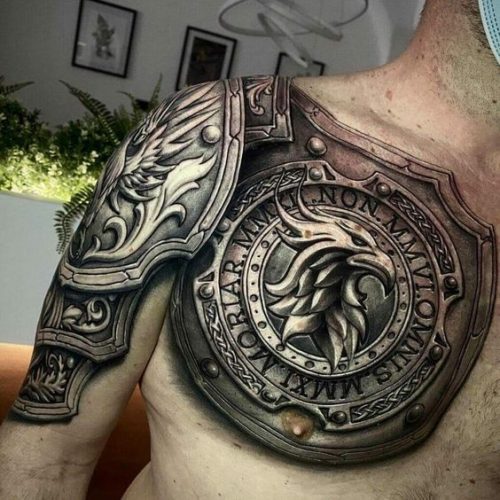 Discover the Ultimate Armor Tattoo Ideas: From Ancient Warriors to Modern Designs – Explore 17 Unique Armor Tattoos