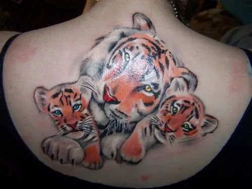 21 Tiger Tattoo on Back Ideas