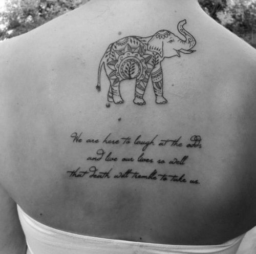 25+ Elephant Tattoo Ideas