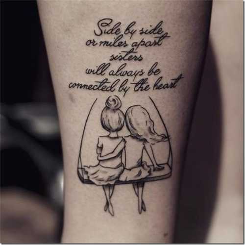 19 Matching Sister Tattoos