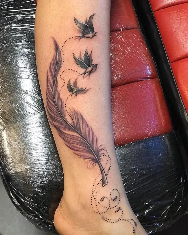 28 Feather Tattoo Ideas : Fine Line, Mandala, Native American, Black, Simple & Meaningful Designs