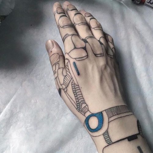 Explore 20 Unique Robot Tattoo Ideas for : From Futuristic Samurai to Colorful Mechanical Art