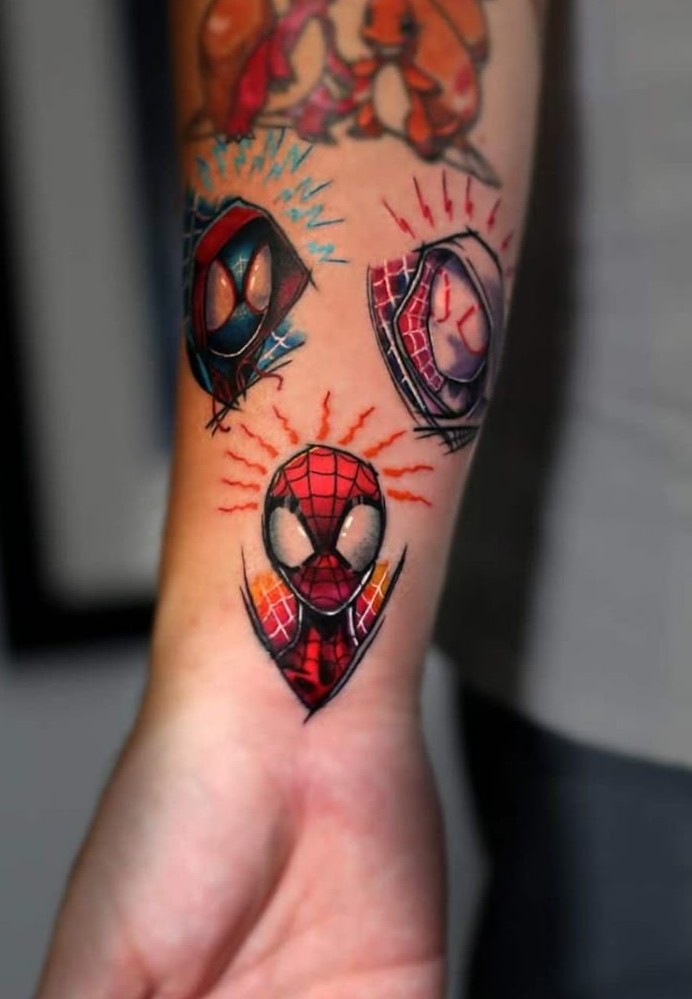 29 Spiderman Tattoo Ideas for Guys Best Arm, Leg, Chest, Back, Hand & Sleeve Designs