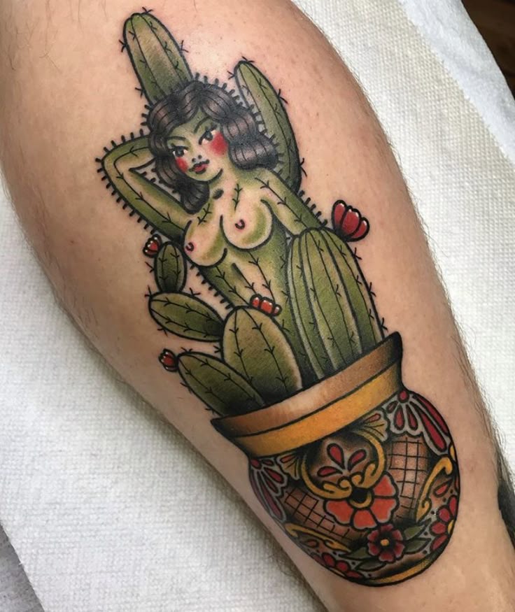 25 Cactus Tattoo Ideas : Creative, Minimalist, Traditional, and Realistic Designs for Women and Men