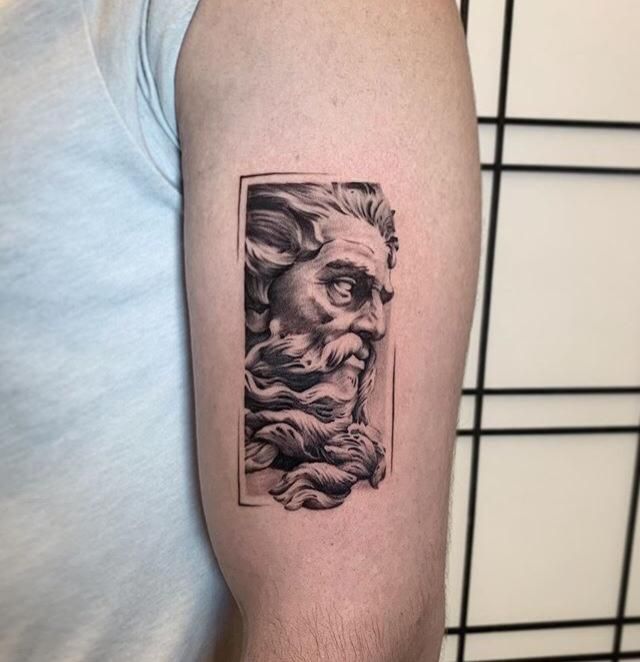 26 Zeus Tattoo Ideas for Sleeve, Forearm, and Full Back Designs with Greek Gods Mythology