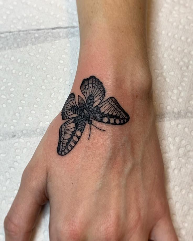 29 Butterfly Hand Tattoo Ideas Full of Meaning and Style