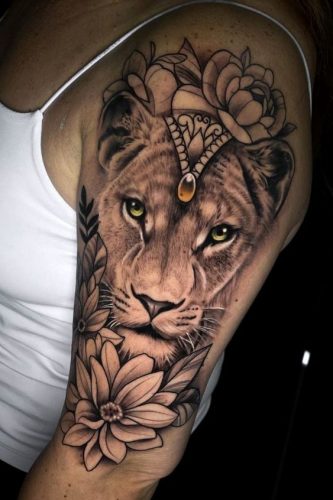 21 Shoulder Lion Tattoo: Showcase Power and Beauty