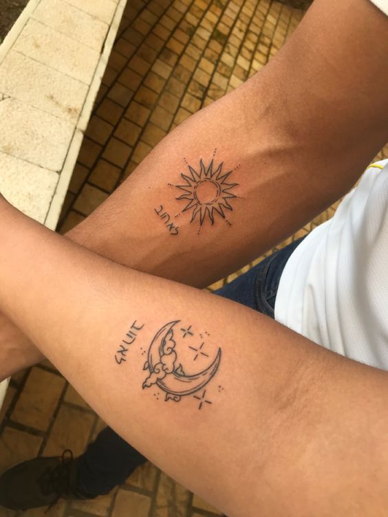 Explore 23 Unique Sun and Moon Tattoo Ideas for : Simple, Minimalist & Matching Designs for All