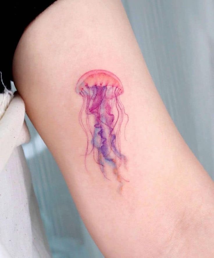 30 Jellyfish Tattoo Designs with Meaning and Style Flowing