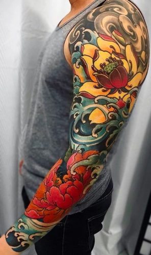 Bold and Brilliant: 18 Color Tattoo Ideas for Men