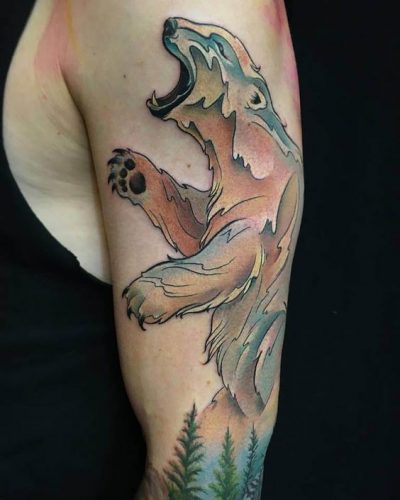Explore 20 Unique Bear Tattoo Designs: From Whimsical and Colorful to Minimalist and Traditional