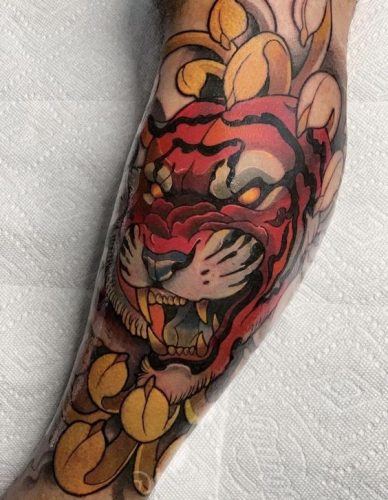 23 Traditional Tiger Tattoo Ideas