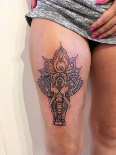 22 Elephant Leg Tattoos Ideas