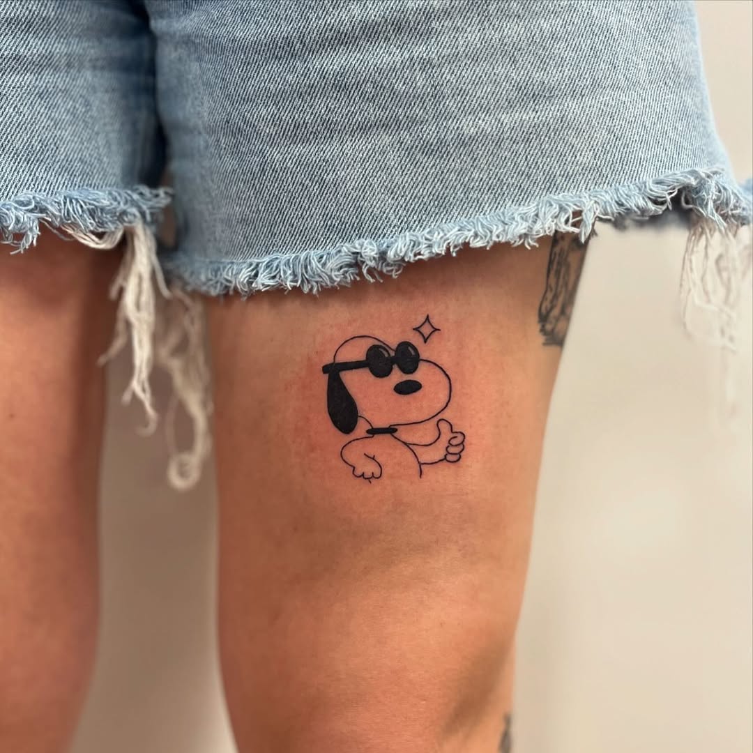 29 Snoopy Tattoo Ideas: Tiny Fine-Line, Joe Cool & Classic Designs for Women and Men