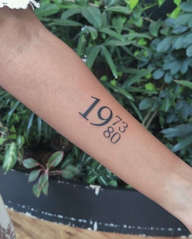 26 Ideas Date Tattoo : Unique Designs That Celebrate Meaningful Moments