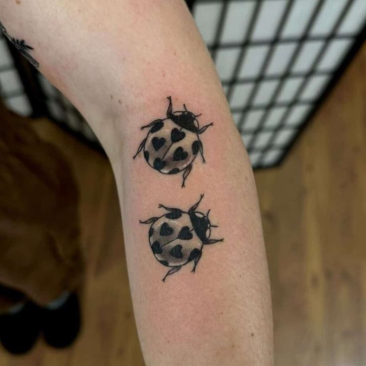 29 Ladybug Tattoo Ideas with Stencil Designs, Fine Line, Traditional Style, Gothic, Floral