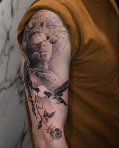 Explore 20 Unique Surrealist Tattoo Ideas for : Imaginative and Captivating Designs