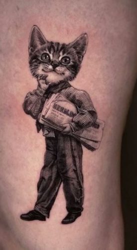 17 Traditional Cat Tattoo Ideas
