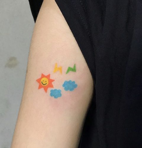 The Art of Cloud Tattoos: 22 Heavenly Designs for