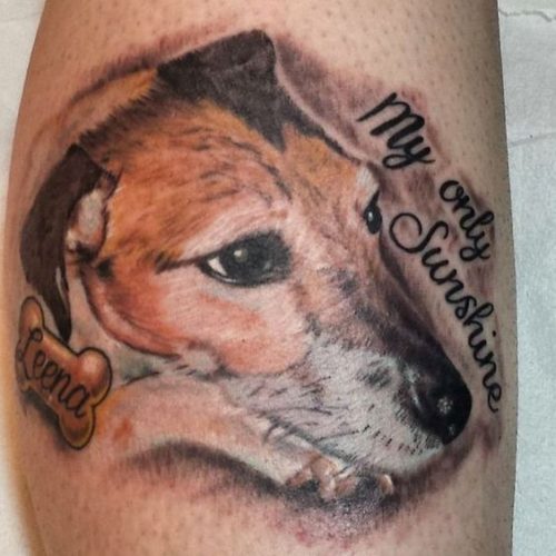 24 Dog Portrait Tattoo Ideas