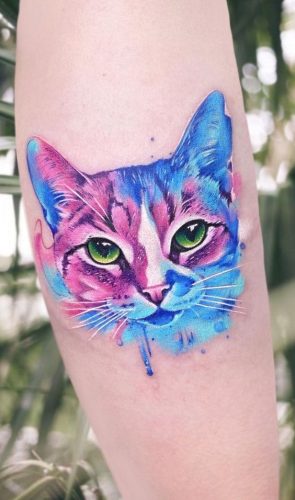 24 Cat Portrait Tattoo Ideas