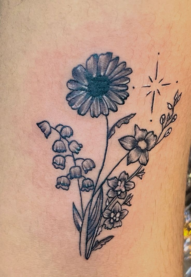 29 July Birth Flower Tattoo Ideas Fine Line, Spine, Arm, Shoulder & Sleeve Designs