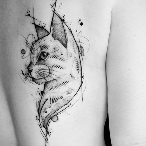 24 Cat Portrait Tattoo Ideas