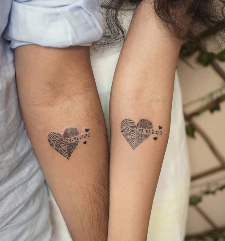 28 Matching Tattoo Ideas for Everyone Cute, Unique, Silly, and Meaningful Ink You’ll Love