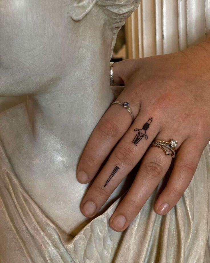 28 Alternatives Symbol Tattoo Ideas, Lettering Tattoo Ideas and Minimalistic Finger Tattoo Ideas