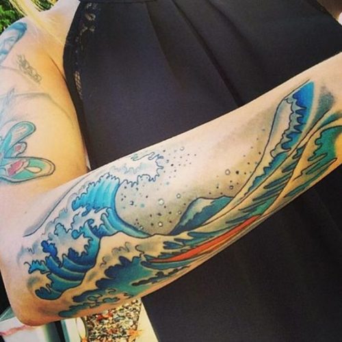 15 Ocean Tattoos Sleeve for Women Ideas : Dive into Stunning Sea-Inspired Ink!