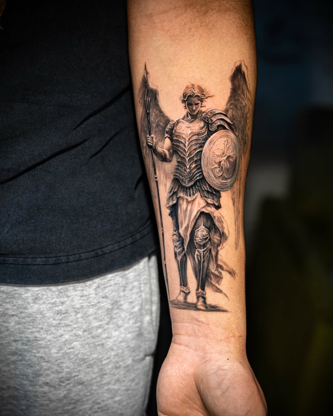 28 Archangel Michael Tattoo Designs for Men and Women   Realism, Sleeve, and Geometric Ideas