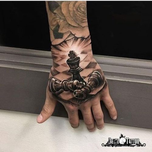 Explore 20 Unique Chess Piece Tattoos for : Symbolism & Artistry in Ink
