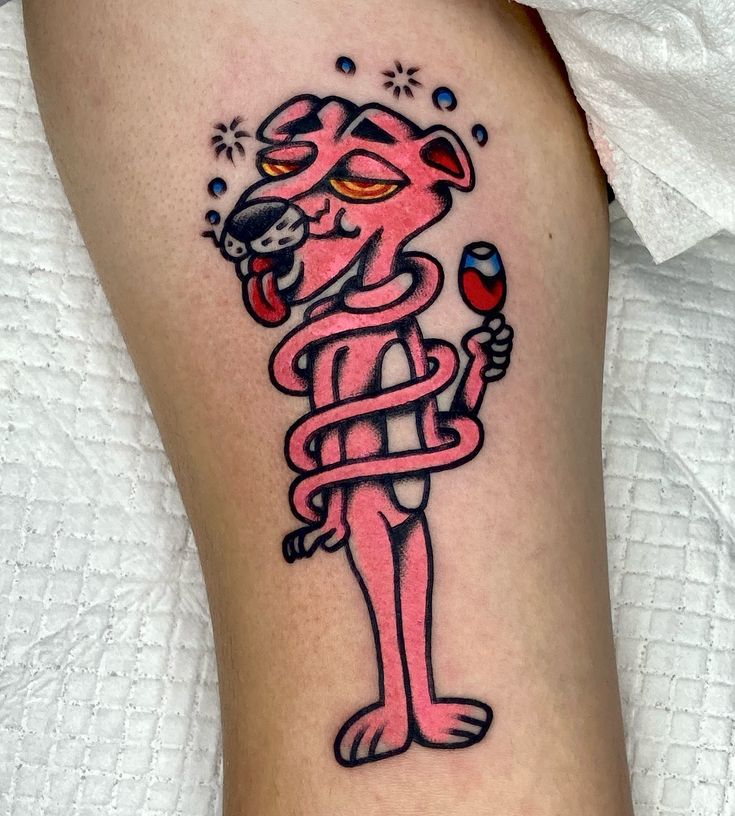 30 Panther Tattoo Ideas for Men and Women Traditional, Neo Traditional, Pink, Black Ink