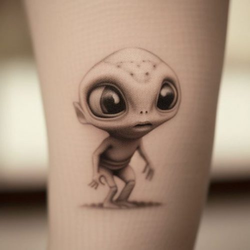 Explore the Cosmos with Style: 20 Stunning Alien Tattoo Ideas to Inspire Your Next Ink Adventure in