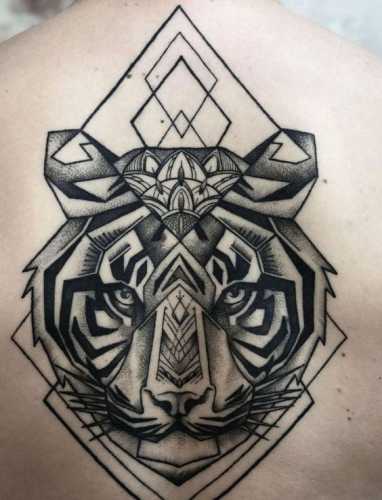 21 Tiger Tattoo on Back Ideas