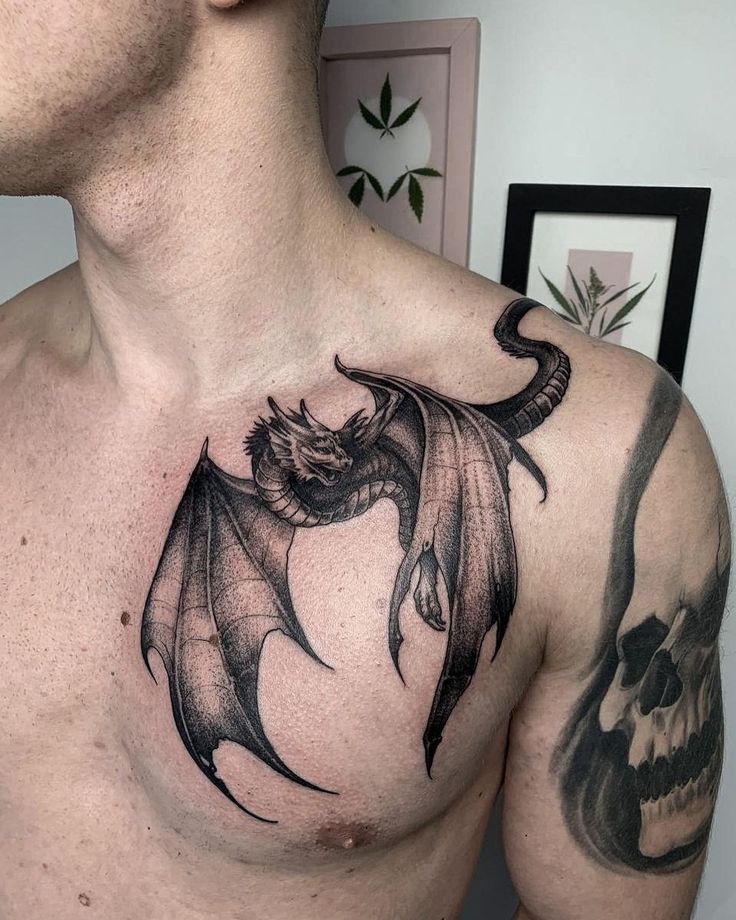 29 Dragon Tattoo Ideas for Men and Women Abstract, Realistic, Shoulder and Arm Designs
