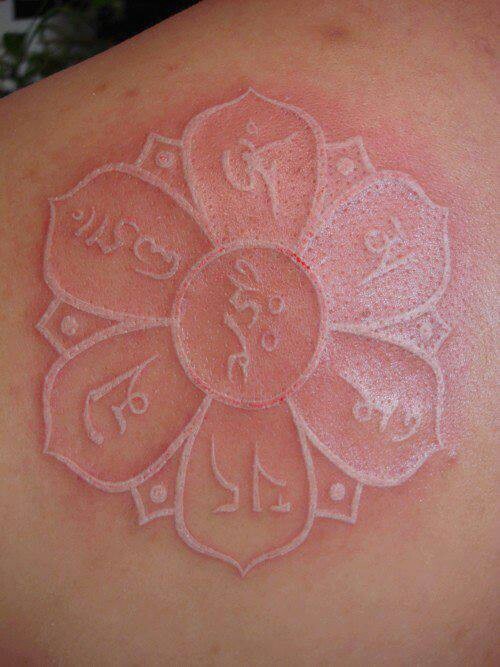 27 White Tattoo Ideas for Women and Men Aesthetic Designs on Dark Skin and More