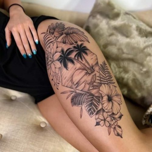 Discover ’s Top 19 Beach Tattoo Ideas for Women: Embrace Coastal Vibes & Artistry