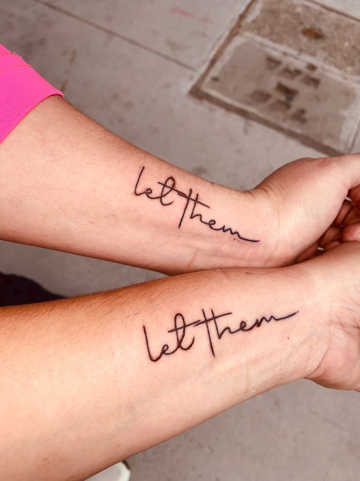 23 Ideas Let Them Tattoo for : Meaningful and Stylish Ink Inspirations