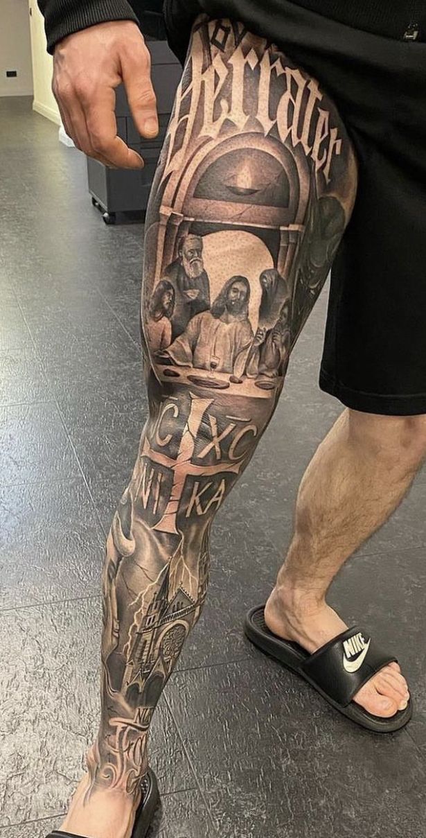 27 Mens Thigh Tattoo Ideas: how to choose art that actually suits your life