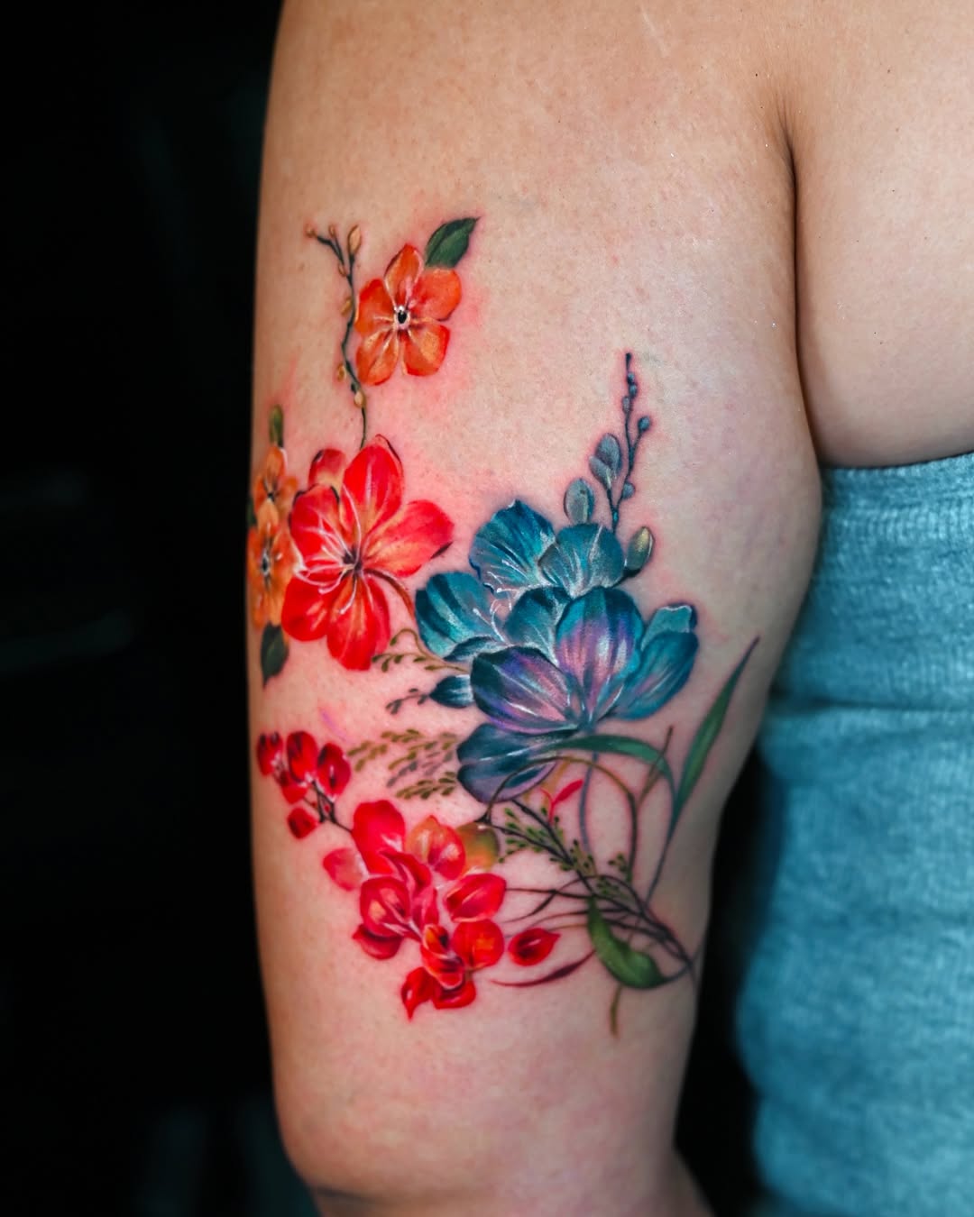 29 Wildflower Tattoo Ideas: Dainty Fine Line, Arm Sleeves, Ankle Wraps, Minimalist Shoulder Designs