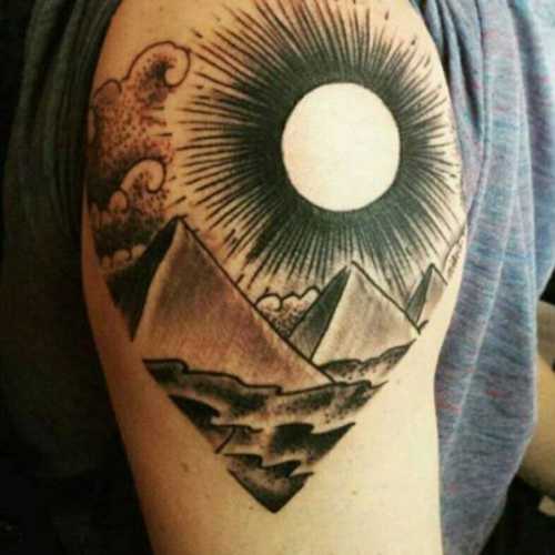 17 Pyramid Tattoo Ideas