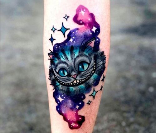 15 Cheshire Cat Tattoo Ideas for Whimsical Souls